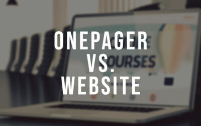 Onepager vs. Website
